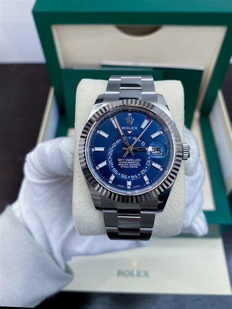 harga rolex sky dweller blue|rolex sky dweller manual.